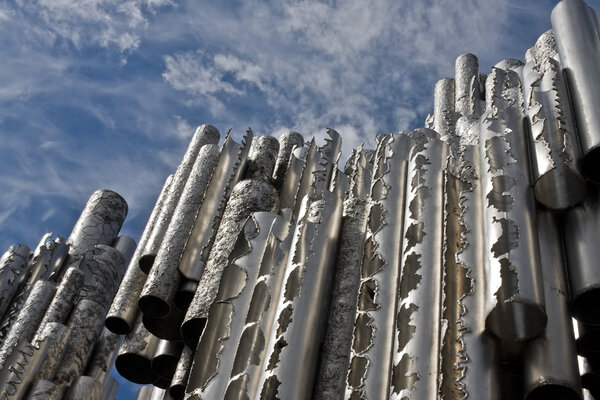 Jean Sibelius monument, Helsinki, Finland