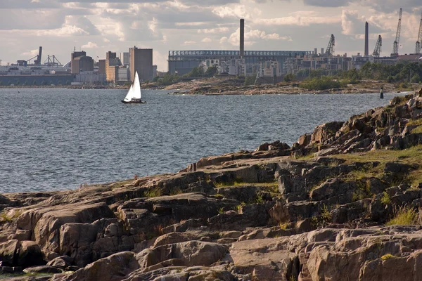Porto de Helsínquia — Fotografia de Stock