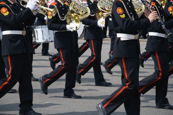 Banda de bronce del ejército — Foto de Stock