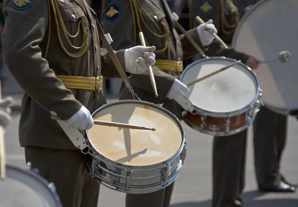 Militaire muzikanten — Stockfoto