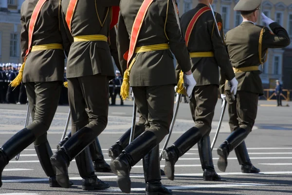 Militaire parade — Stockfoto