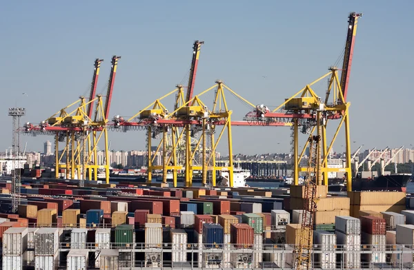 Puerto de comercio marítimo — Foto de Stock