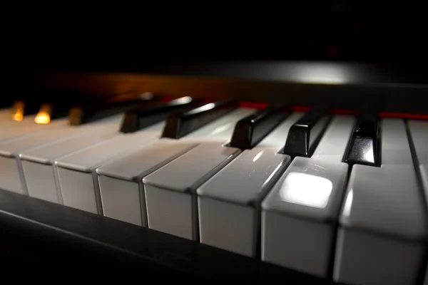 Teclado piano — Fotografia de Stock