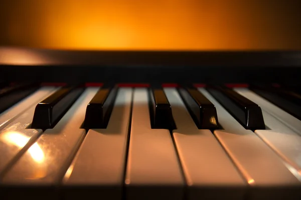 Teclado piano — Fotografia de Stock