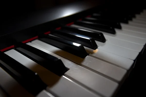 Teclado piano — Fotografia de Stock