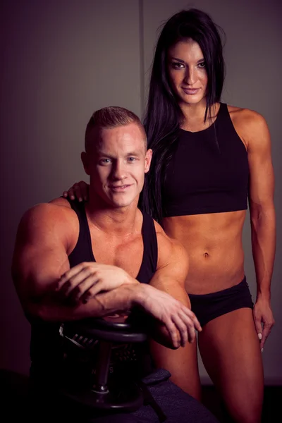 Casal Fitness — Fotografia de Stock