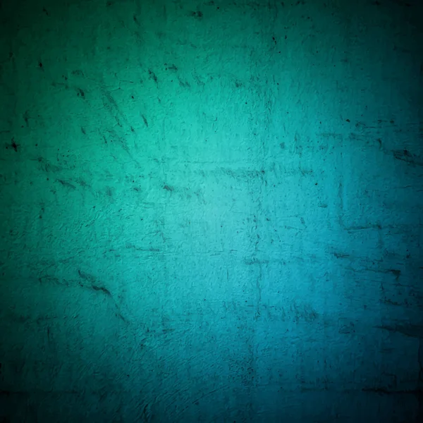 Alte Dunkelblaue Wand Mit Flecken Rissen Flecken Grün Bemalte Betonwand — Stockvektor