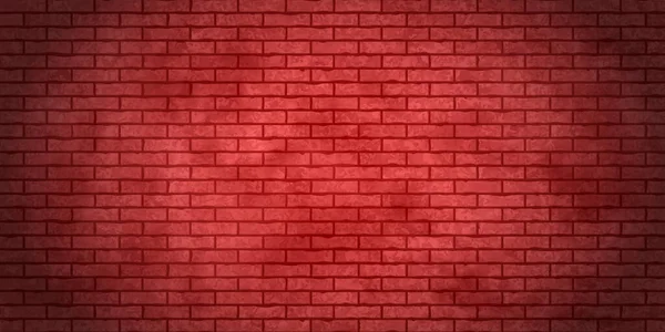 リアルな赤レンガの壁の質感 レンガの壁のパターン 肖像画 オブジェクトのための桜の背景レンガ ベクターイラスト — ストックベクタ
