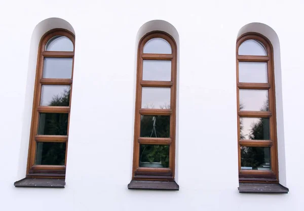 Suzdal Rusia Mayo 2021 Ventanas Una Iglesia Ortodoxa — Foto de Stock