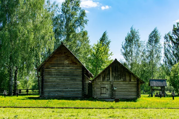 Kostroma Rusko Května2021 Ulice Starých Dřevěných Domů — Stock fotografie