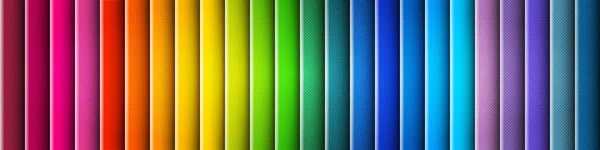 Pastel renkli gökkuşağı renginde 24 dikey şerit. Soyut vektör arkaplanı.