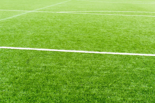 Schöner Grüner Fußballrasen — Stockfoto