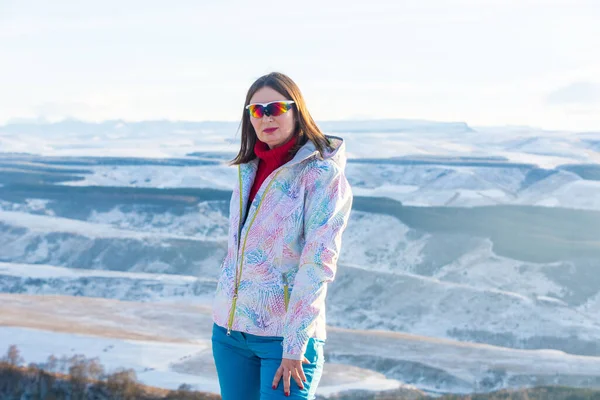 Kislovodsk Rusland December 2018 Portret Van Een Mooie Vrouw Van — Stockfoto