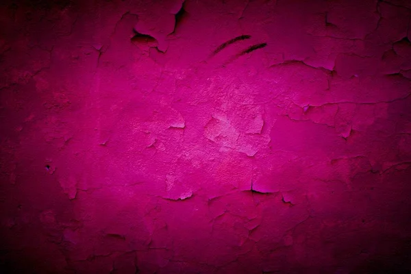 Eski Kırmızı Duvar Lekeler Çatlaklar Lekeler Soyut Grunge Tarzı Çatı — Stok fotoğraf