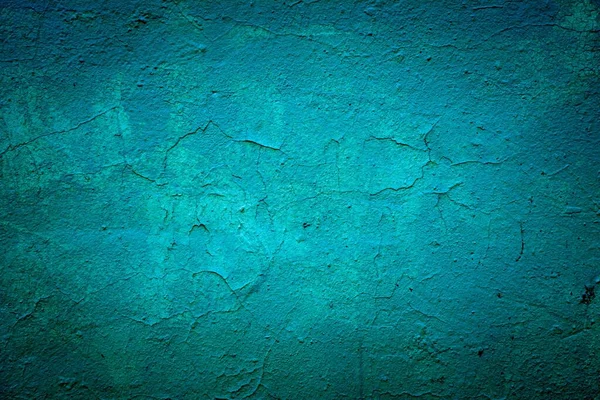 Eski Yeşil Duvar Lekeler Çatlaklar Lekeler Soyut Grunge Tarzı Çatı — Stok fotoğraf
