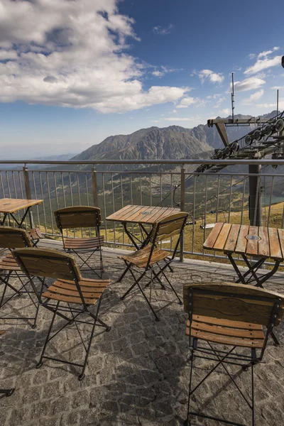 Teleferik kasprowy wierch Peak tatra Dağları, Polonya. — Stok fotoğraf