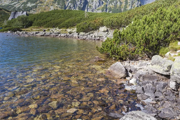 Sommar i 5 sjöar dalen i höga tatra-bergen — Stockfoto