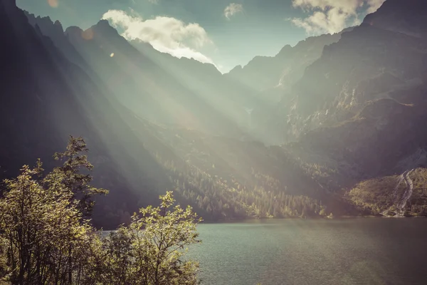 Jezioro Morskie Oko, Tatry Zachodnie, Polska — Zdjęcie stockowe