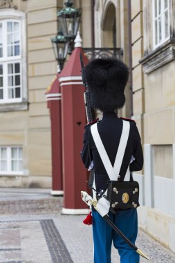 Kopenhag, Danimarka-Eylül 8: Kraliyet Muhafızı Amalienborg CA'lar