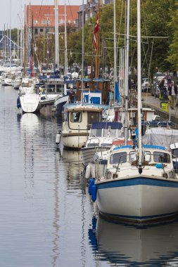 Kopenhag, Danimarka-Eylül 8: Copenhagen kanal tekne ile