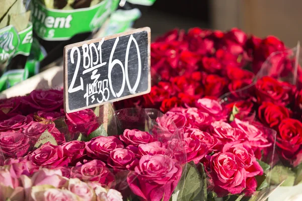 Outdoor flower market in Copenhagen, Denmark. — Stock Photo, Image