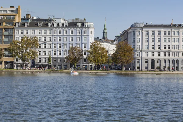 Kopenhag, Danimarka-Eylül 8: Sortedams Soe Kopenhag, D — Stok fotoğraf