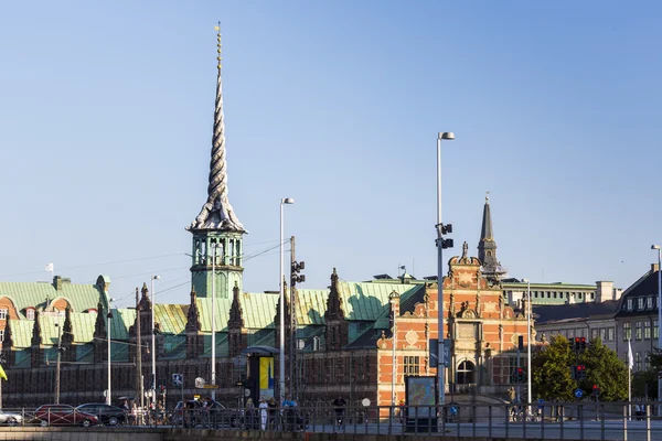 Arquitectura tradicional en Copenhague, Dinamarca . — Foto de Stock