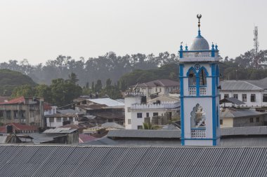 çatı görünümü stonetown zanzibar gösteren Afrika şehri