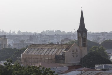 çatı görünümü stonetown zanzibar gösteren Afrika şehri