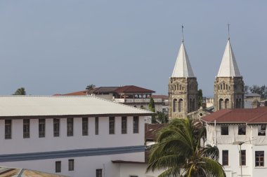çatı görünümü stonetown zanzibar gösteren Afrika şehri