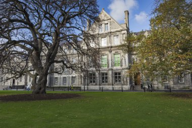 Dublin-12 Ocak: Trinity College Dublin üzerinde 12 Ocak 2015.