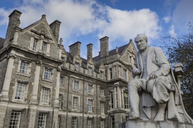 Dublin-12 Ocak: Trinity College Dublin üzerinde 12 Ocak 2015.