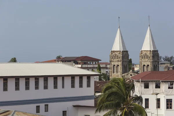 çatı görünümü stonetown zanzibar gösteren Afrika şehri