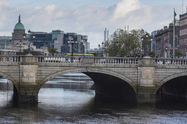 Δουβλίνο-12 Ιανουαρίου: ποταμό Liffey στις 12 Ιανουαρίου 2015, Δουβλίνο. — Φωτογραφία Αρχείου
