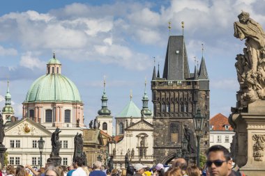 Prag, Prag, Çek Cumhuriyeti 19 Eylül: Charles Köprüsü t