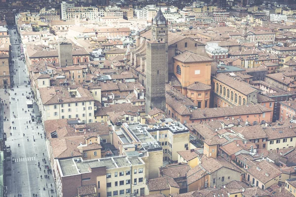 Veduta panoramica da "Due torri" o due torri, Bologna, provincia — Foto Stock