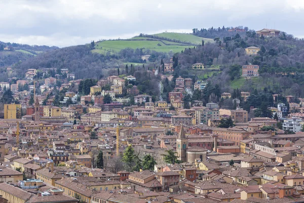 Veduta panoramica da "Due torri" o due torri, Bologna, provincia — Foto Stock