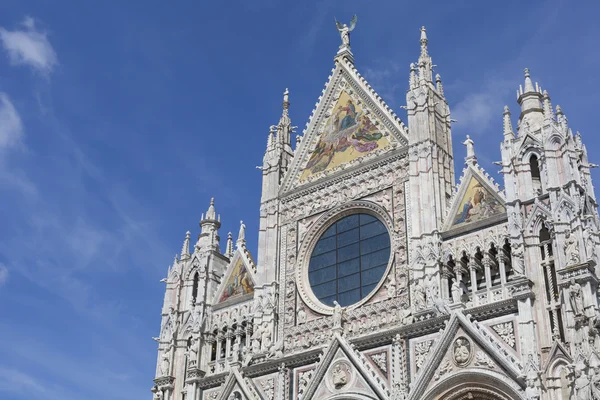 Kathedraal van Siena, gewijd aan de veronderstelling van de gezegende Virg — Stockfoto