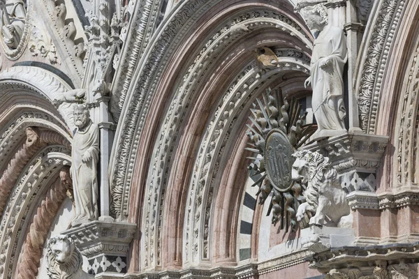 Sienakatedralen, dedikert til Det velsignede Virgs himmelfart – stockfoto