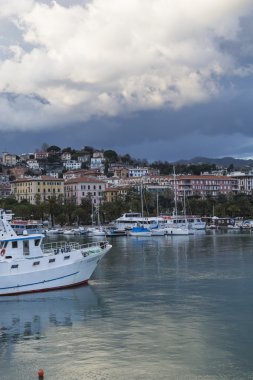 La Spezia, İtalya - 09 Mart 2016: Yat La Spez bağlantı noktası