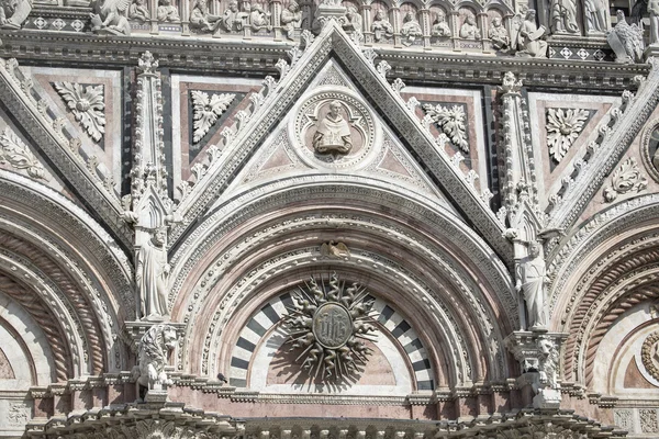 Kathedrale von Siena, die der Himmelfahrt der seligen Jungfrau gewidmet ist — Stockfoto
