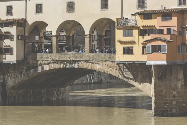 Florence, İtalya - Mart 07: Köprü Ponte Vecchio Floransa, bu — Stok fotoğraf