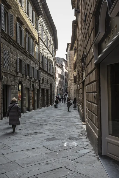 SIENA, ITALY 10 MARCH, 2016: Ancient medieval town of Italy. — Stock Photo, Image