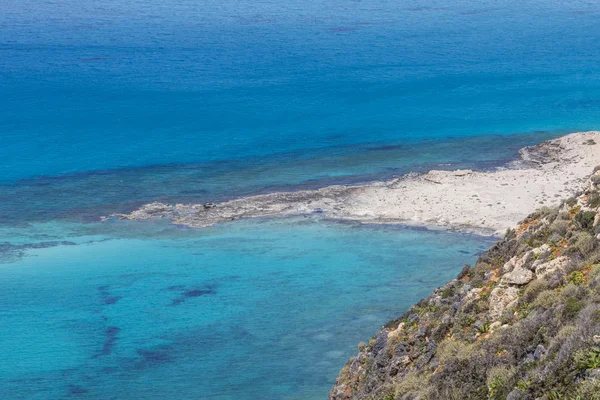 Balos öbölben, Kréta, Görögország. gramvousa terület. — Stock Fotó