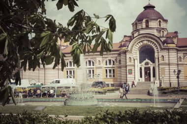 Sofia, Bulgaristan - 14 Nisan: Merkezi mineral Hamam evde