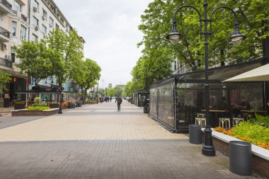 Sofia Bulgaristan Nisan 14: Sokak sahne Sofya şehir şehir