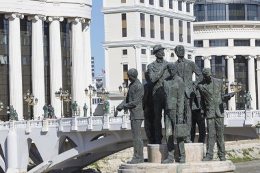Üsküp - Makedonya'Selanik Boatmen Anıtı
