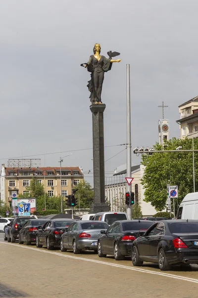 СОФИЯ, БУЛЬГАРИЯ 14 АПРЕЛЯ 2016 - Памятник Святой Софии в Софи — стоковое фото