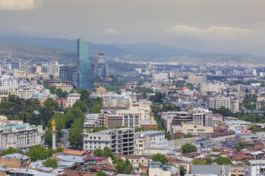 Tiflis, Gürcistan - 07 Mayıs 2016: Tiflis Mimarisi, Georgi