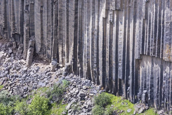 Maravilha geológica única Sinfonia das Pedras perto de Garni, Arme — Fotografia de Stock